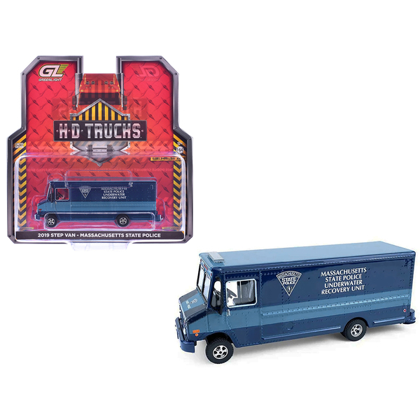 Greenlight 2019 Step Van MA State Police Diecast - 1/64 Scale