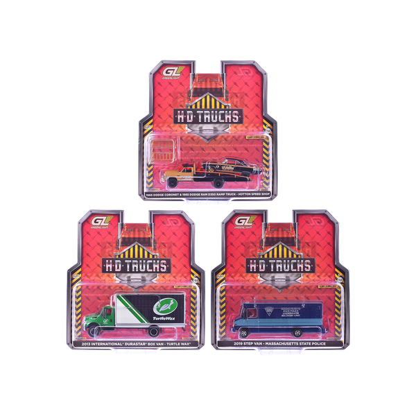 Greenlight H.D. Trucks Series 26 1/64 Scale 3-Piece Diecast Set