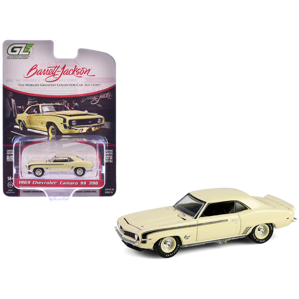 Greenlight 1969 Camaro SS 396 Butternut Yellow 1/64 Diecast