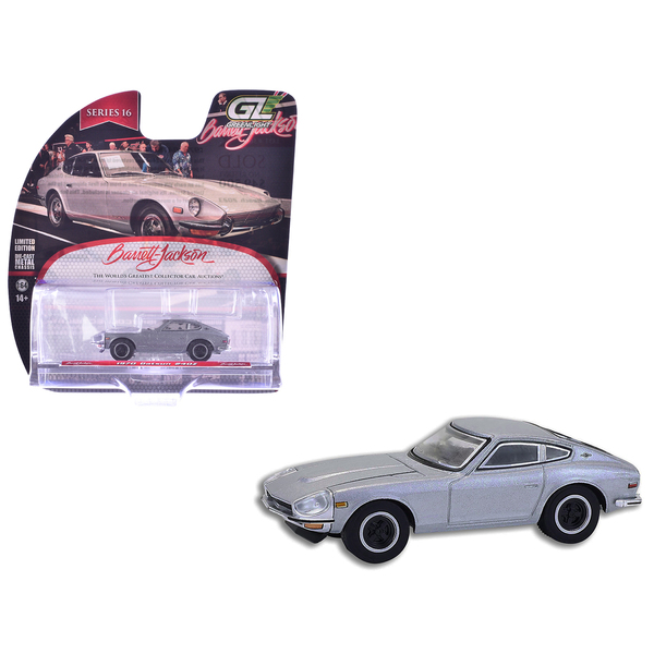Greenlight 1970 Datsun 240Z Silver 1:64 Diecast Model Car