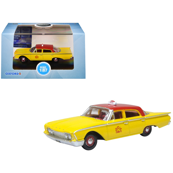 Oxford 1/87 NYC Taxi Ford Fairlane Sedan