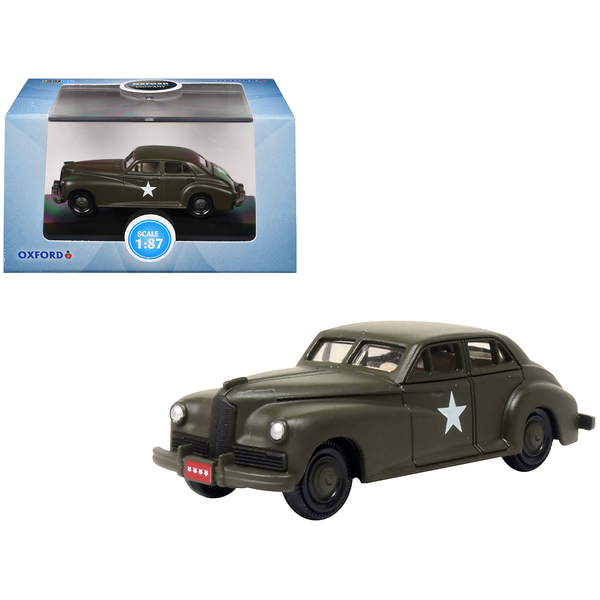 Oxford Diecast Packard Clipper "US Army" - Olive Drab 1/87