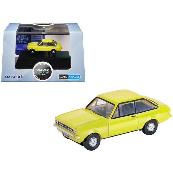 Oxford Diecast Ford Escort Mk2 1/148 Signal Yellow