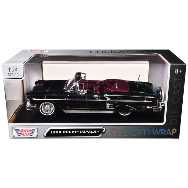 Motormax '58 Chevrolet Impala Custom 1/24 Diecast Model