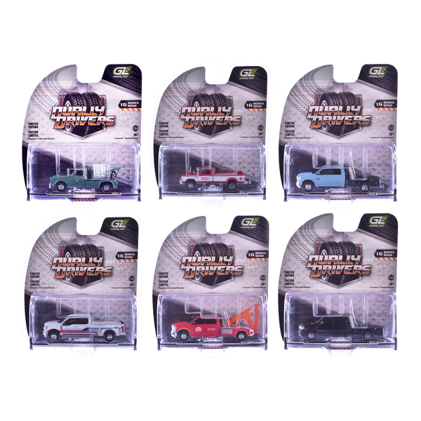 Greenlight Dually Drivers 1/64 Diecast Trucks - Set of 6