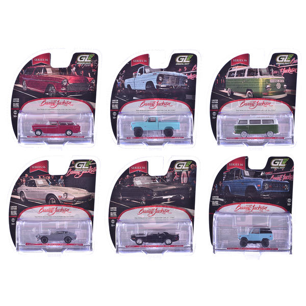Greenlight Barrett-Jackson 1/64 Diecast Cars - Set of 6