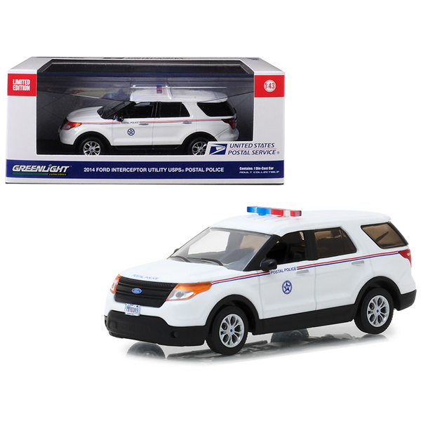 Greenlight 2014 Ford Interceptor Utility USPS Postal 1/43