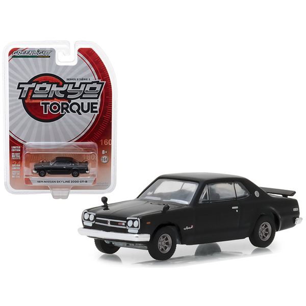 Greenlight 1971 Nissan Skyline 2000 GT-R Black "Tokyo Torque"