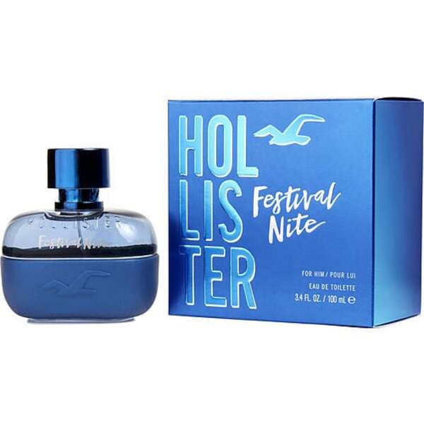 Hollister Festival Nite Eau de Toilette (3.4 fl oz) - A Captivating Scent for Men