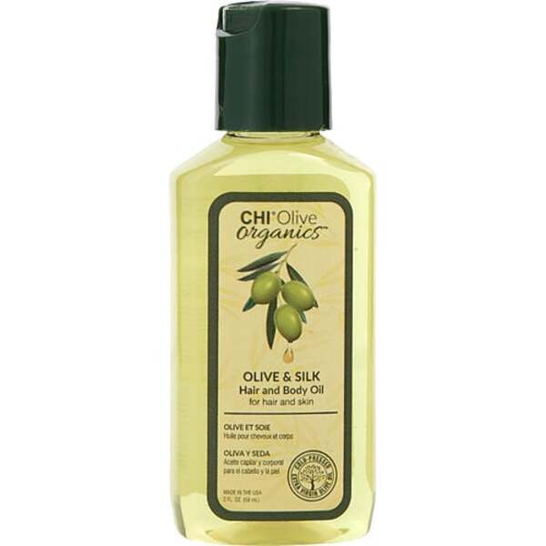 Chi Olive Organics: Olive & Silk Hair & Body Oil - 2 fl oz - Unisex