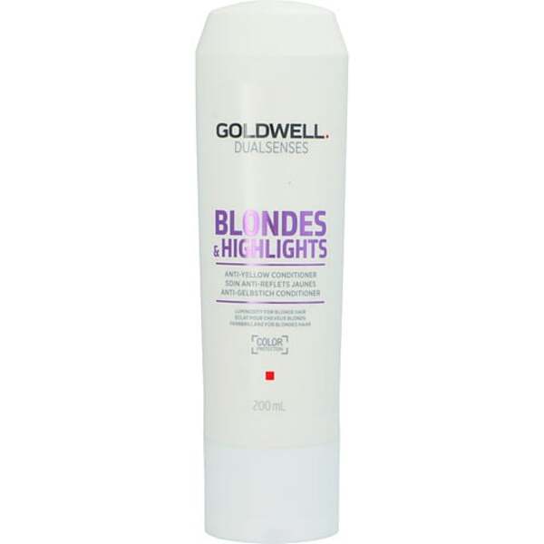 Goldwell Dual Senses Blondes & Highlights Anti-Yellow Conditioner - 6.8 fl oz - Tone & Protect